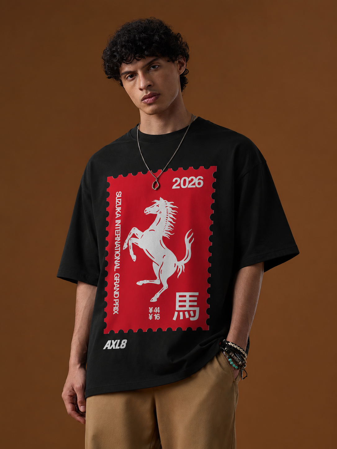 Ferrari Inspired Grand Prix Oversized Tee