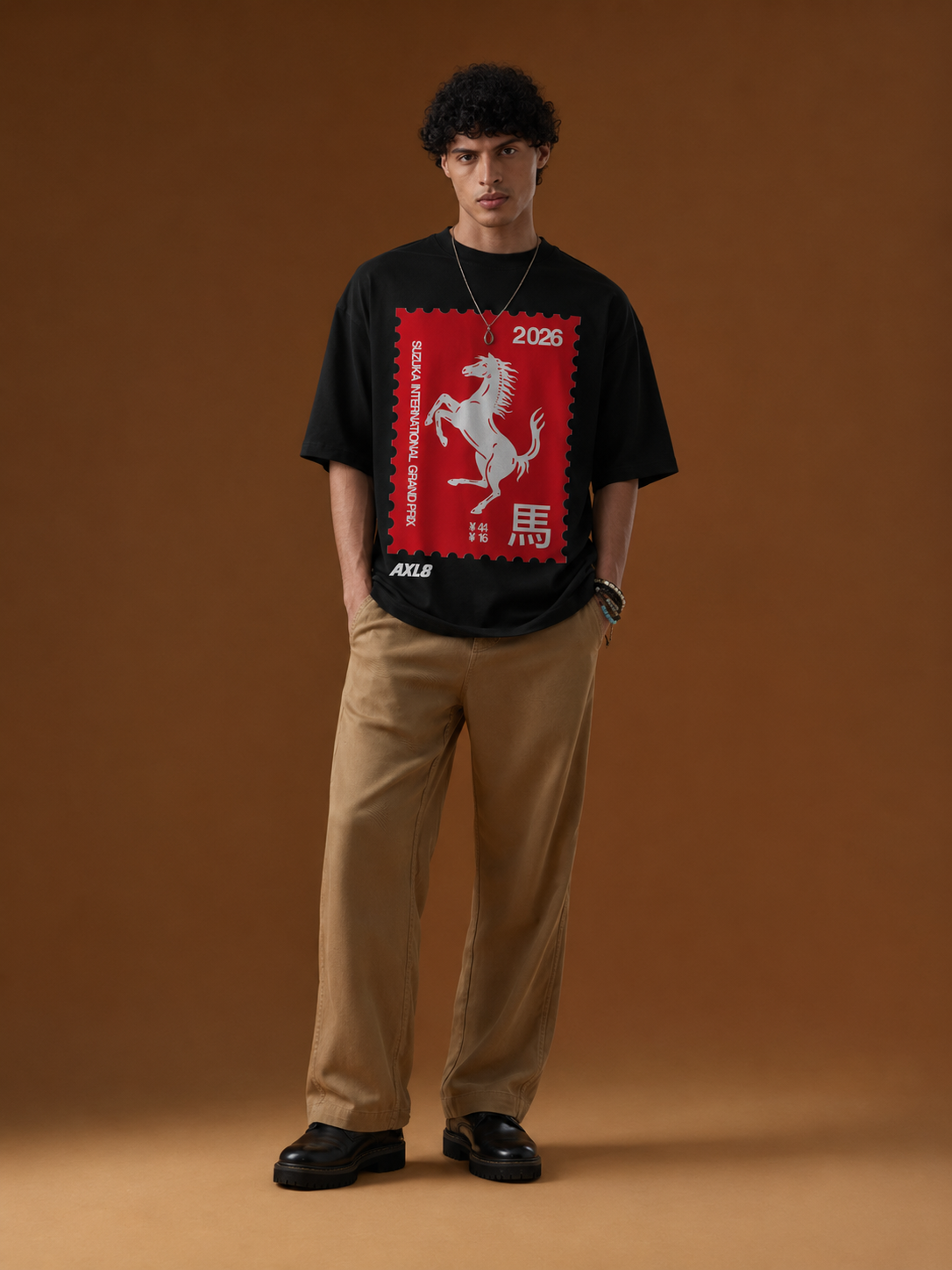 Ferrari Inspired Grand Prix Oversized Tee